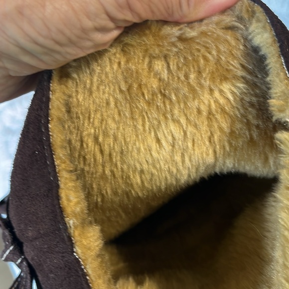 Comfy Winter Boots Dark Brown Womens 6.5 - Picture 8 of 11